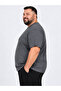 Men's Large Size Cotton Lycra Crew Neck T-Shirt - 2