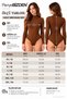 Women's Viscose Turtleneck Bodysuit - Brown - 3