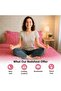 6 pcs Striped Duvet Cover Set King Size 220x240 Bedding Set – 1 Fitted Sheet, 1 Quilt Cover, 4 Pillowcases, Dusty Rose - 2