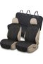 Patici Waterproof 3 Pieces Dog Seat Cover Car Cover - 2