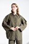 Women's Premium Gabardine Suit with Trousers - Khaki - 4