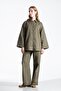 Women's Premium Gabardine Suit with Trousers - Khaki