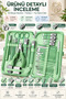 35-Piece Professional Manicure Pedicure Set Home Type Foot Hand Face Care Kit 722163 - 4
