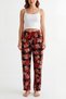 Women's 3-Piece Pajama Bottoms Set |   Teddy Bear Patterned Plaid Comfortable Fit Elastic Home Wear Bottoms - 4
