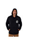 Button Badge Hoodie Erkek Siyah Outdoor Sweatshirt CS0391-010 - 5