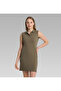 Csc Basic Polo Sleeveless Dress Women's Zero Sleeve Dress - 4
