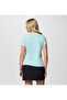 2131721325Al8532 Turquoise O-Neck Regular Plain Women's T-Shirt - 2