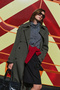 North Design Double-Breasted Trench Coat Khaki