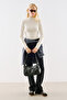 Fishneck Tricot Bluz Ecru - 3