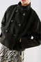 Premium Kisa Kruvaze Jacket Black - 5