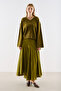 V-Neck Short Knit Sweater Green - 6