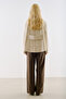 Premium Flat-Collar Coat Beige - 5