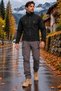 Softshell Men's Cargo Pants with Fleece Inside, Waterproof and Windproof, Thick Winter Pants - 6