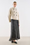 Premium Kisa Kruvaze Jacket Beige - 3