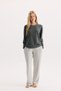 100% Cotton Long Sleeve Soft Textured Comfortable Cut Pajama Set 27404 - 2