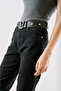 Metal Zimbali Buckle Belt Black