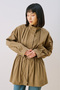 Dina Pile Detail Jacket Khaki - 6
