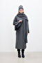 Hair Braided Knitted Dress Anthracite - 4