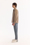 Men's Mink Classic Collar Jersey Comfort Fit Shirt Jacket A52Y2043 - 3