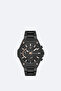 Men's Black Gift Boxed Metal Cord Wristwatch B009040