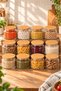 Zone - 12 piece glass storage container 600ml vacuum bamboo lid - 2