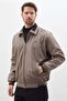 Water Repellent Windproof Coat with Fur Inside the Polo Collar - 7