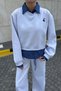 EMBROIDERY DETAILED SWEATSHIRT - 3