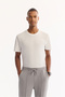 Men's Gray Elastic Waist Lace-Up Soft Touch Bi-Stretch Regular Fit Sweatpants A52Y3406 - 3