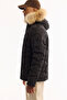 Men's Black Removable Hooded Fur Jacket 100% Goose down Water Repellent Windproof -10 Degree Resistant - 6