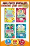 3-6 Years Old Educational Set Reading, Writing, Painting, Attention Intelligence That Supports Hand, Finger, Muscle and Mental Development - 2