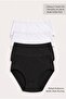 Women's Ribbed Cotton Lycra Soft Textured Panties Set for Daily Use
