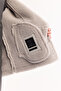 Men's Gray Fur Collar Napa Comfort Fit Coat A52Y6055 - 8