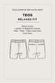 Men's Off-White Elastic Waist Linen Blend Relaxed Fit Shorts B003731 - 6