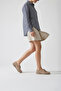 Rana Beige Suede Leather Women's Loafer - 2