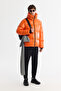 Men's Orange Hooded 100% Goose down Water Repellent Windproof -20 Degree Resistant Shiny Comfort - 6