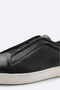 Men's Black 100% Leather Flexible Sole Lightweight Casual Shoes A51Y8001 - 2