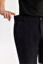 Men's Black Elastic Waist Bi-Stretch Technical Fabric Relaxed Fit Shorts A51Y3712 - 6