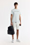 Men's Mint Green Crew Neck Reflective Bi-Stretch Interlock Regular Fit T-Shirt A51Y1037 - 7