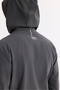 Men's Anthracite Hooded Water Repellent Bi-Stretch Technical Fabric Comfort Fit Coat A51Y6052 - 2