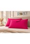 Fuchsia Pillow Case - Cotton Cover, 2 Pcs, 50X70 cm - 5