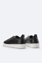 Men's Black 100% Leather Flexible Sole Lightweight Casual Shoes A51Y8001 - 3