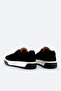 Men's Black 100% Leather Laced Flexible Sole Casual Shoes A32y8007 - 4