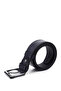 Navy Blue Antique Gön Genuine Leather Men's Belt 13652 - 3