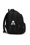 Water Resistant First School Bag Set of 3 Unisex Children's Primary School Bag 8010 Black - 5