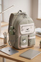 Relaxi̇on 2469 Unisex Primary and Secondary School School Bag Backpack Green