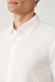 Men's White Bottomed Britli Collar Easy Wrinkle-Free Ironable Regular Fit Shirt A41Y2060 - 2