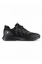 Black Breathable Fabric Faylon Sole Lace-Up Sneaker