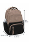 First School Bag Set of 3 Unisex Children's Water-Resistant Primary School Bag 8010 Mink-Black - 2