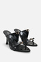 Cansu women's heeled slippers with belt a012 - k525 - 2