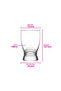 Adrasan Glass Whiskey Glass Set of 6 305 ml (Soft Drink/Cocktail Glass) - 3